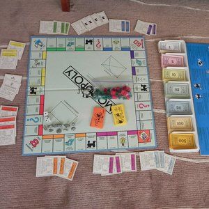 Monopoly Board Game Vintage 1985 Parker Brothers Classic Original No. 0009 Box !